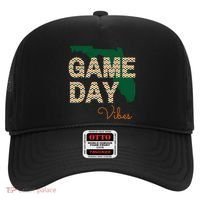 Miami Football Game Day Vibes Fall Tailgate Hat thumb 0