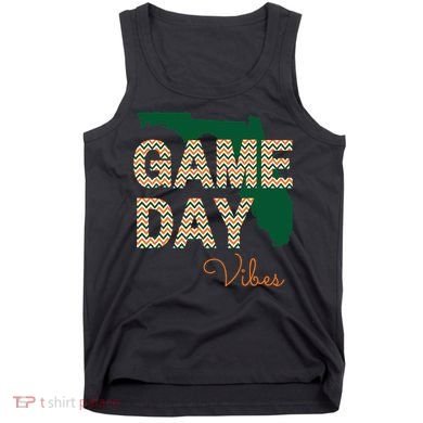 Miami Football Game Day Vibes Fall Tailgate Tank Top