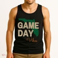 Miami Football Game Day Vibes Fall Tailgate Tank Top thumb 3