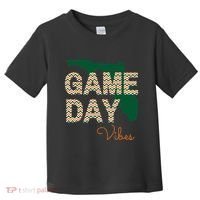 Miami Football Game Day Vibes Fall Tailgate Toddler T-Shirt thumb 0