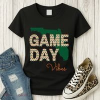 Miami Football Game Day Vibes Fall Tailgate Women's T-Shirt thumb 3