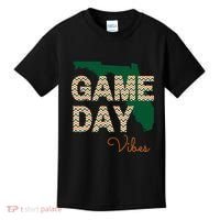 Miami Football Game Day Vibes Fall Tailgate Kids T-Shirt thumb 0