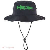 Musky Fishing Gift St Patrick's Day Irish Fisher Great Gift Bucket Hat thumb 0
