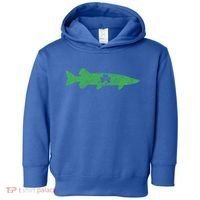 Musky Fishing Gift St Patrick's Day Irish Fisher Great Gift Toddler Hoodie thumb 0