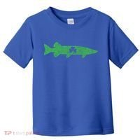Musky Fishing Gift St Patrick's Day Irish Fisher Great Gift Toddler T-Shirt thumb 0