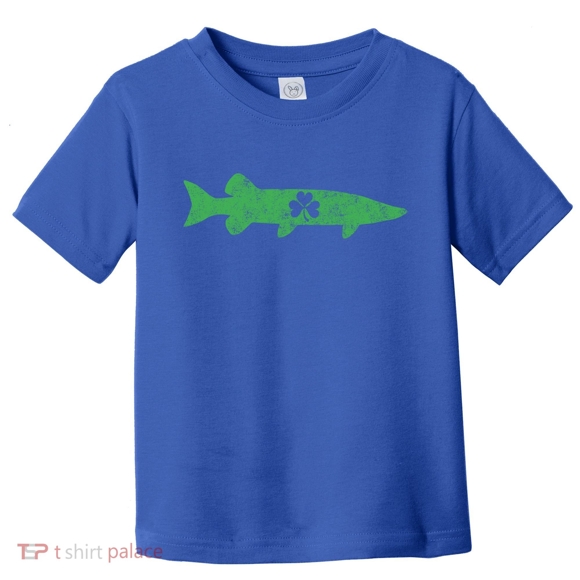 Musky Fishing Gift St Patrick's Day Irish Fisher Great Gift Toddler T-Shirt