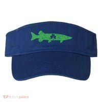 Musky Fishing Gift St Patrick's Day Irish Fisher Great Gift Visor thumb 0