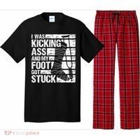 My Foot Got Stuck Broken Leg Cast Bone Injury Recovery Pajama Set thumb 0