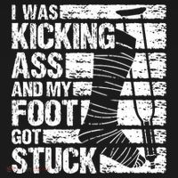 My Foot Got Stuck Broken Leg Cast Bone Injury Recovery Women's Hoodie thumb 2