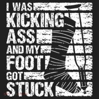 My Foot Got Stuck Broken Leg Cast Bone Injury Recovery Hat thumb 2