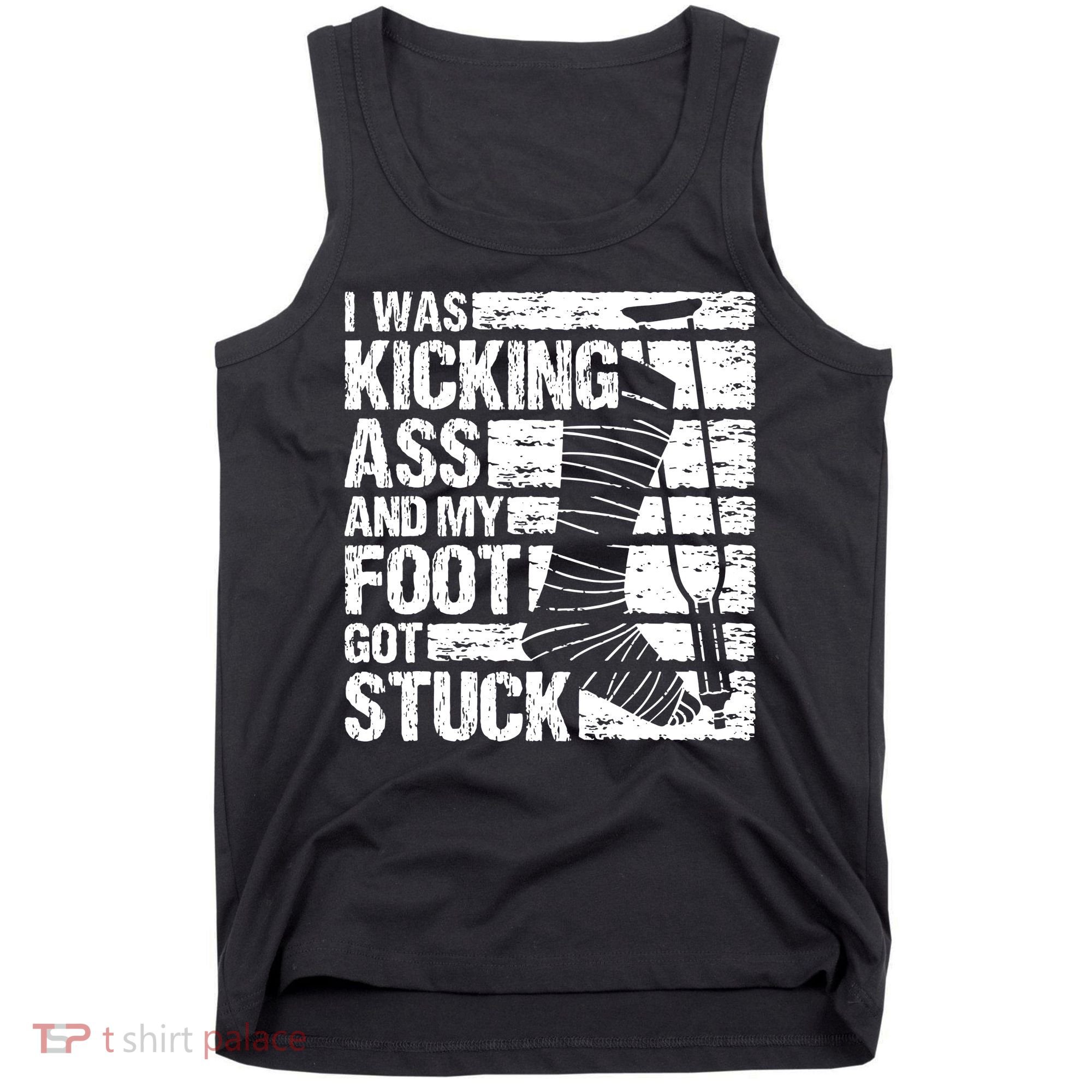 My Foot Got Stuck Broken Leg Cast Bone Injury Recovery Tank Top