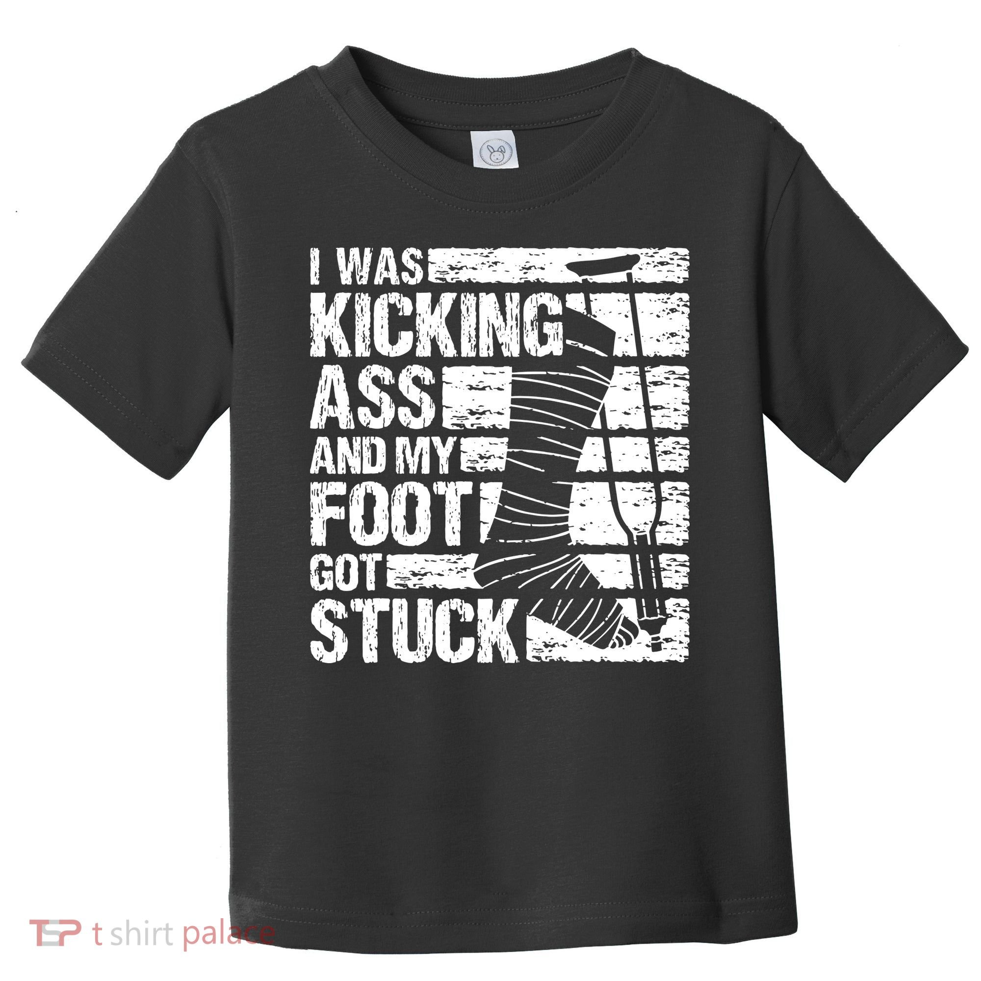 My Foot Got Stuck Broken Leg Cast Bone Injury Recovery Toddler T-Shirt
