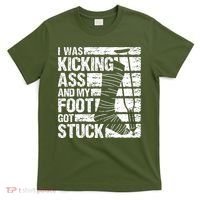 My Foot Got Stuck Broken Leg Cast Bone Injury Recovery T-Shirt thumb 0