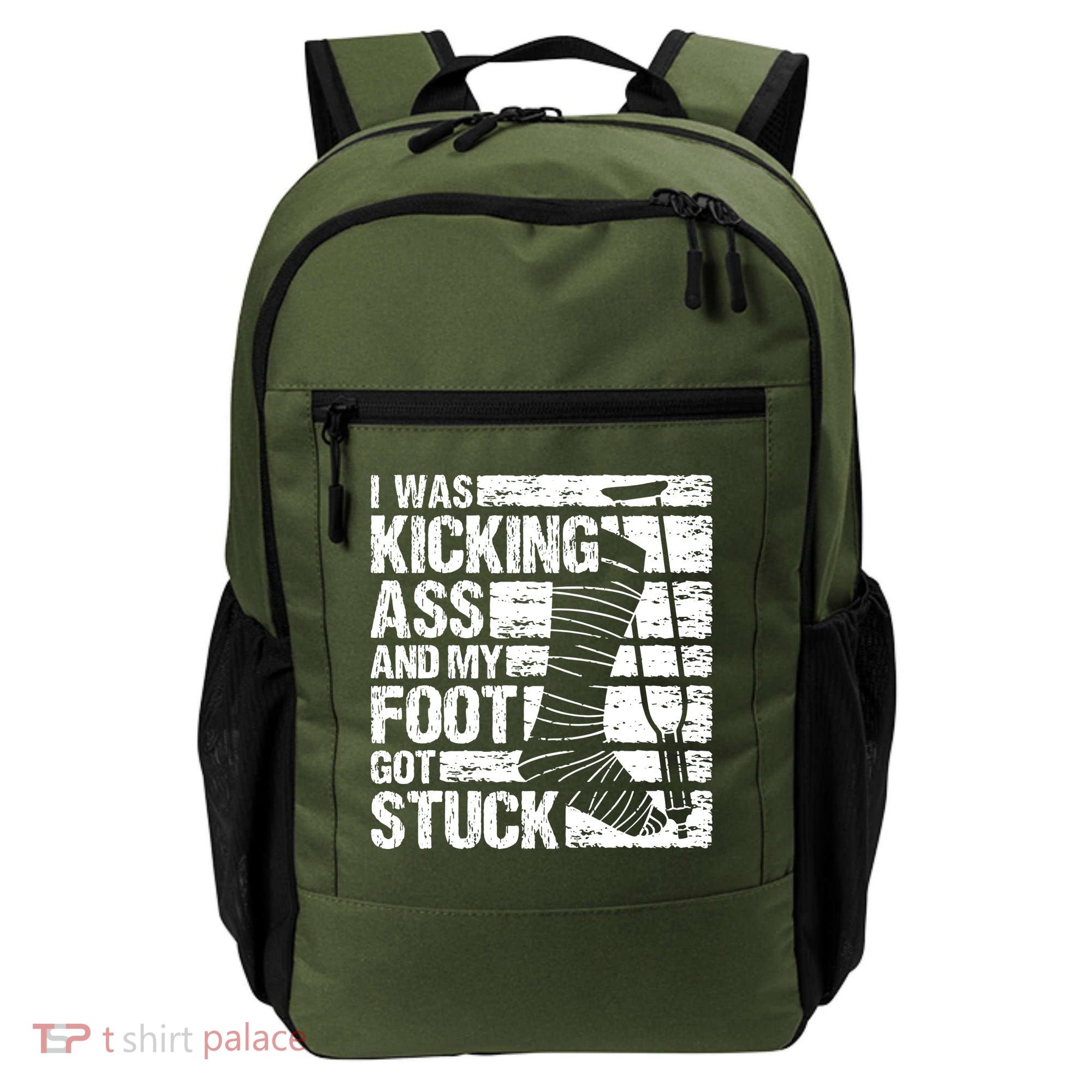My Foot Got Stuck Broken Leg Cast Bone Injury Recovery Backpack