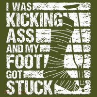 My Foot Got Stuck Broken Leg Cast Bone Injury Recovery Kids Hoodie thumb 2