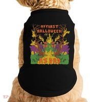 My First Halloween As Dad Doggie Tank thumb 0