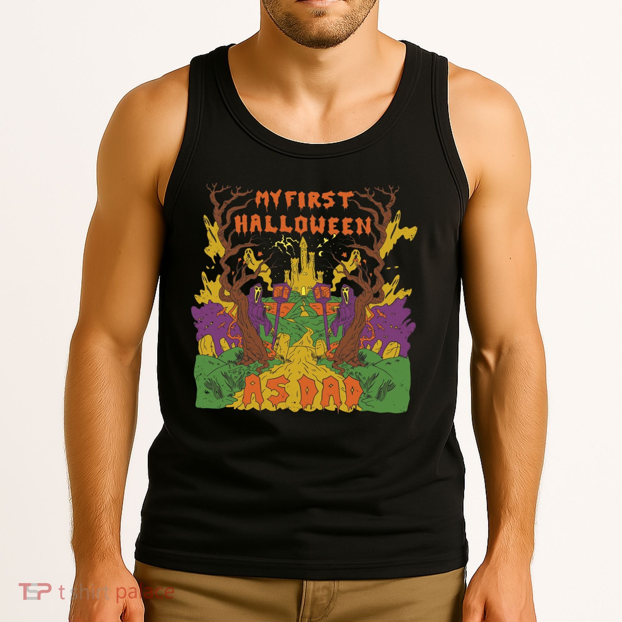 My First Halloween As Dad Tank Top