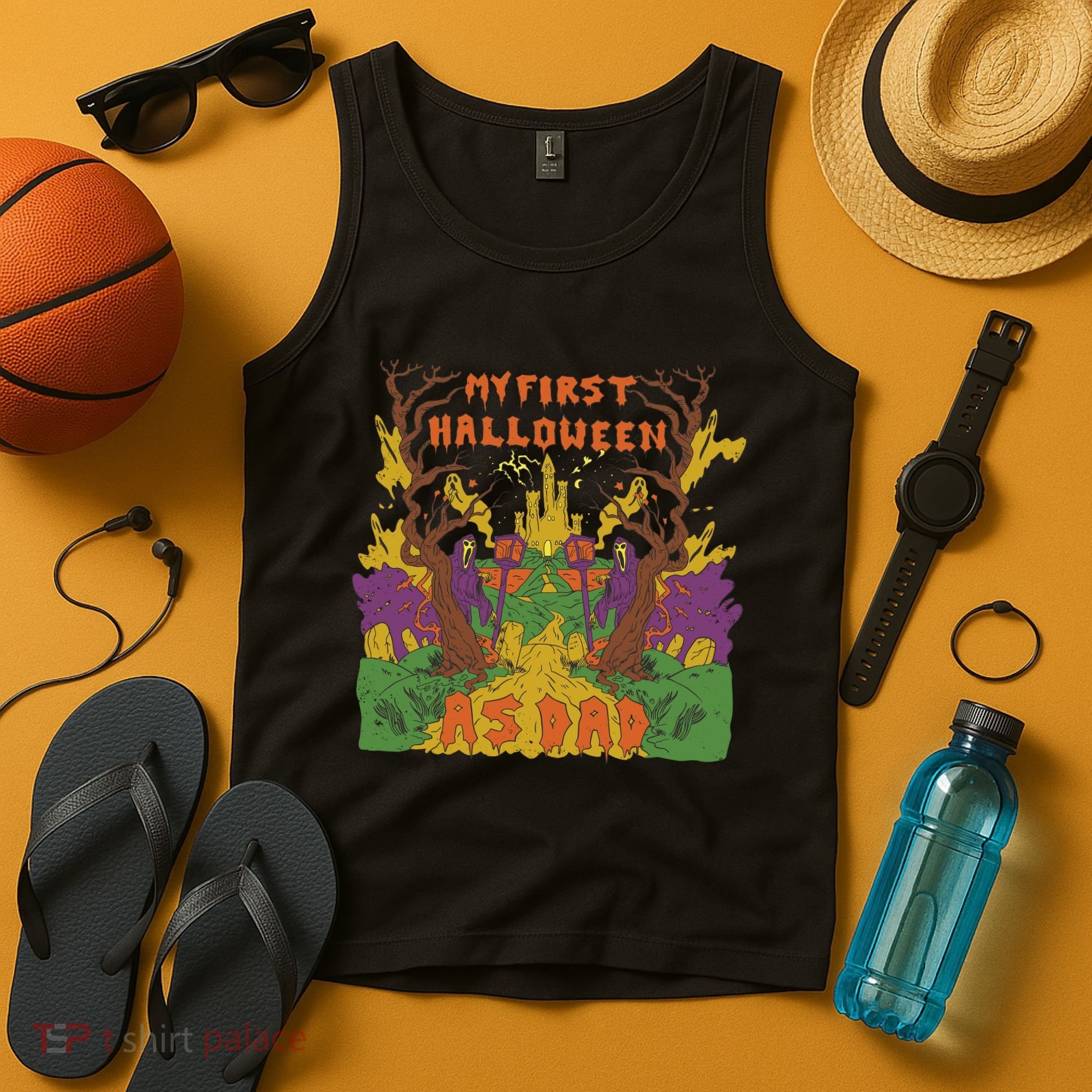 My First Halloween As Dad Tank Top