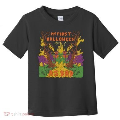 My First Halloween As Dad Toddler T-Shirt