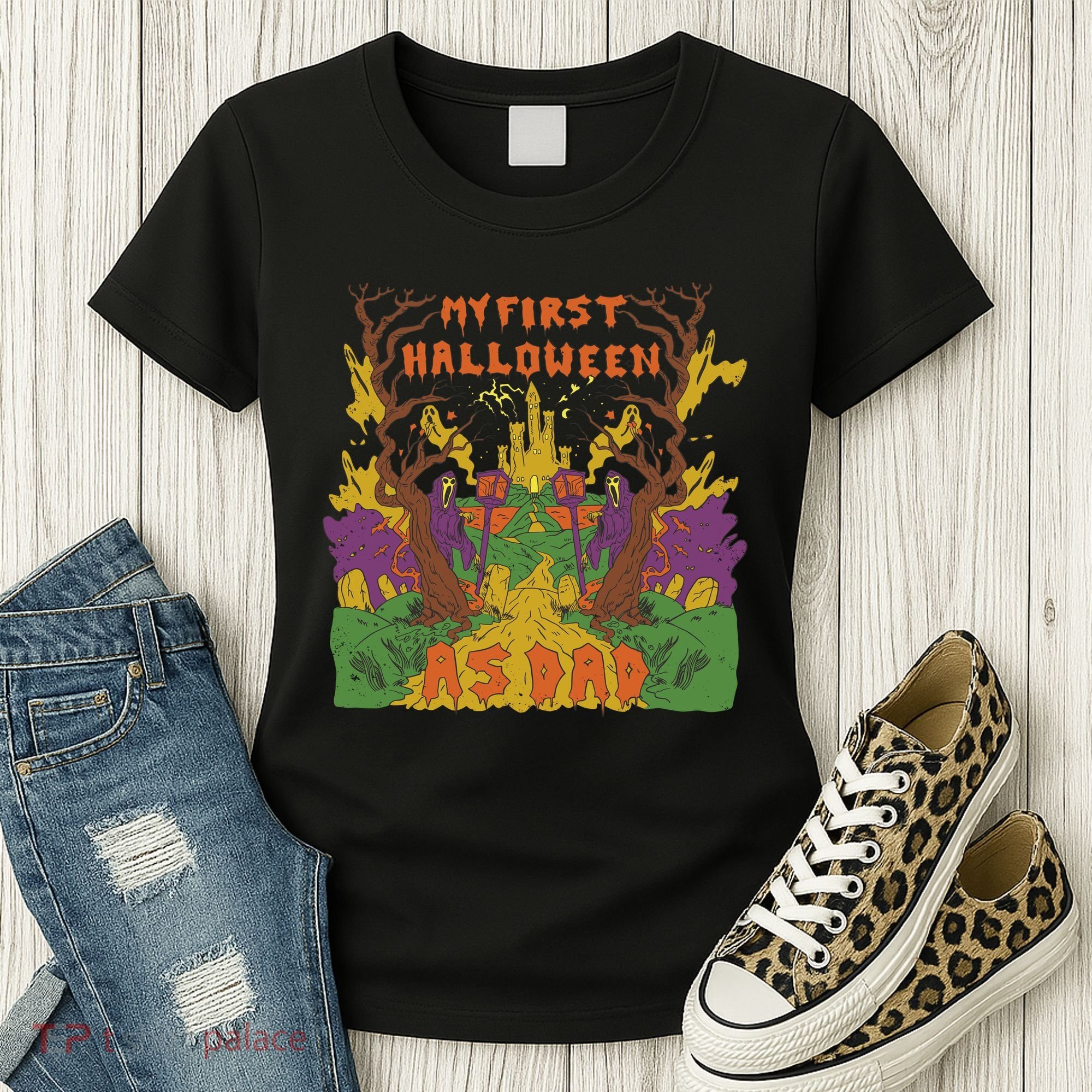 My First Halloween As Dad Women's T-Shirt