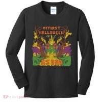 My First Halloween As Dad Kids Long Sleeve Shirt thumb 0