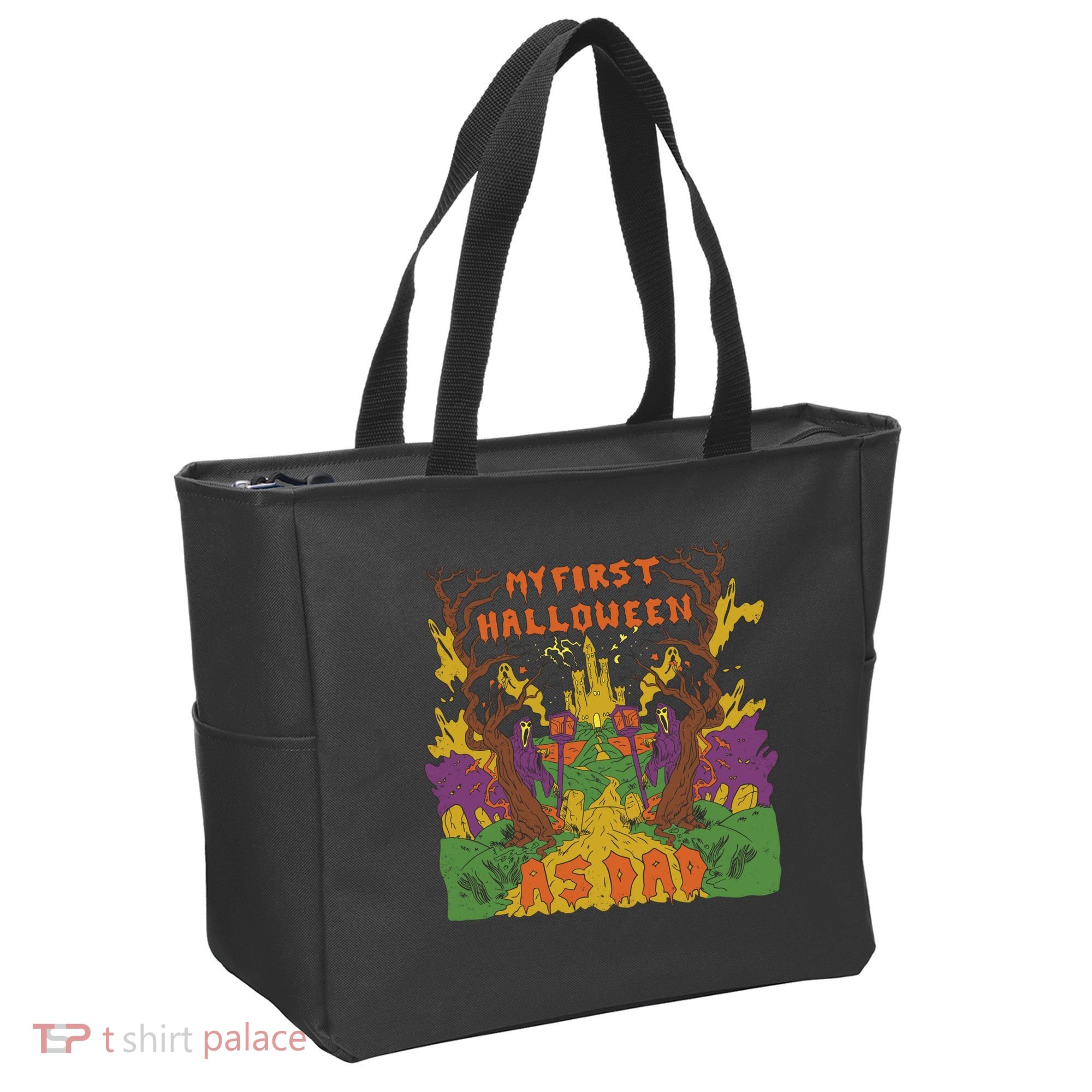 My First Halloween As Dad Tote Bag