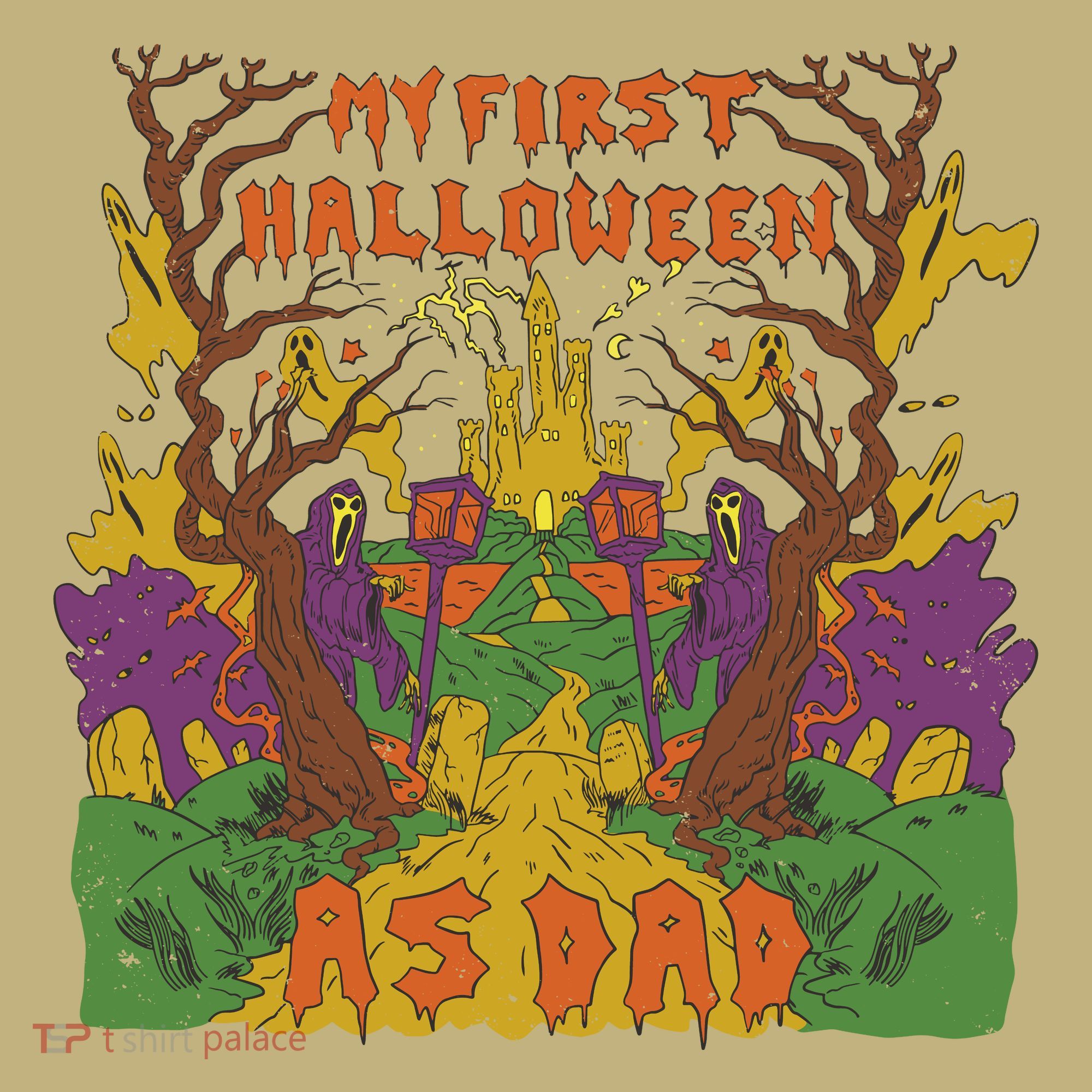 My First Halloween As Dad Long Sleeve Shirt