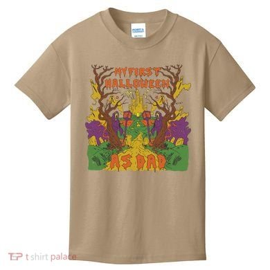 My First Halloween As Dad Kids T-Shirt
