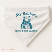 My Flabbers Have Been Gasted USA-Made Doggie Bandana thumb 0