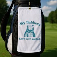 My Flabbers Have Been Gasted Golf Towel thumb 2