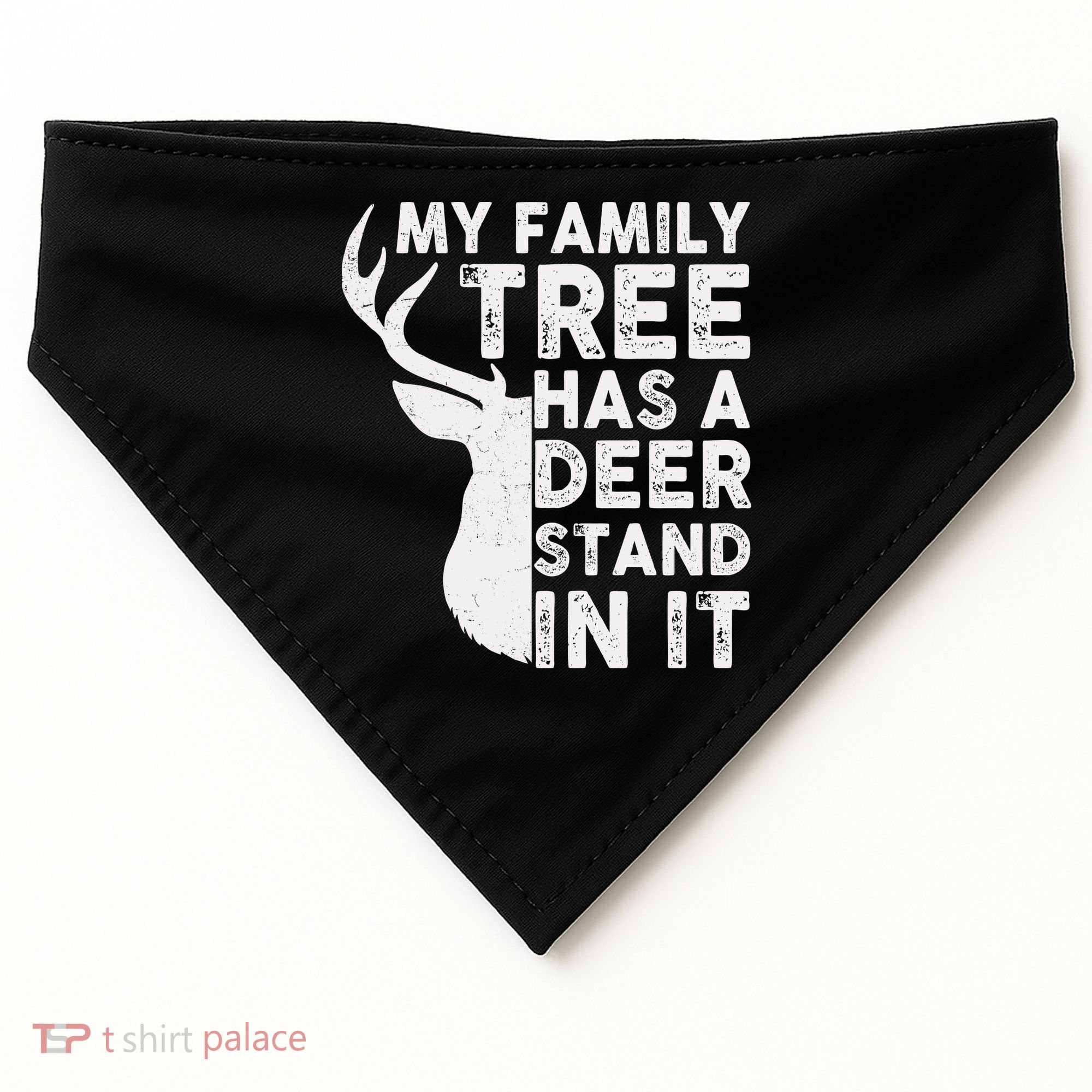 My Family Has A Deer Stand In It USA-Made Doggie Bandana
