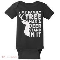 My Family Has A Deer Stand In It Baby Bodysuit thumb 0