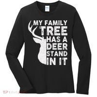 My Family Has A Deer Stand In It Women's Long Sleeve Shirt thumb 0