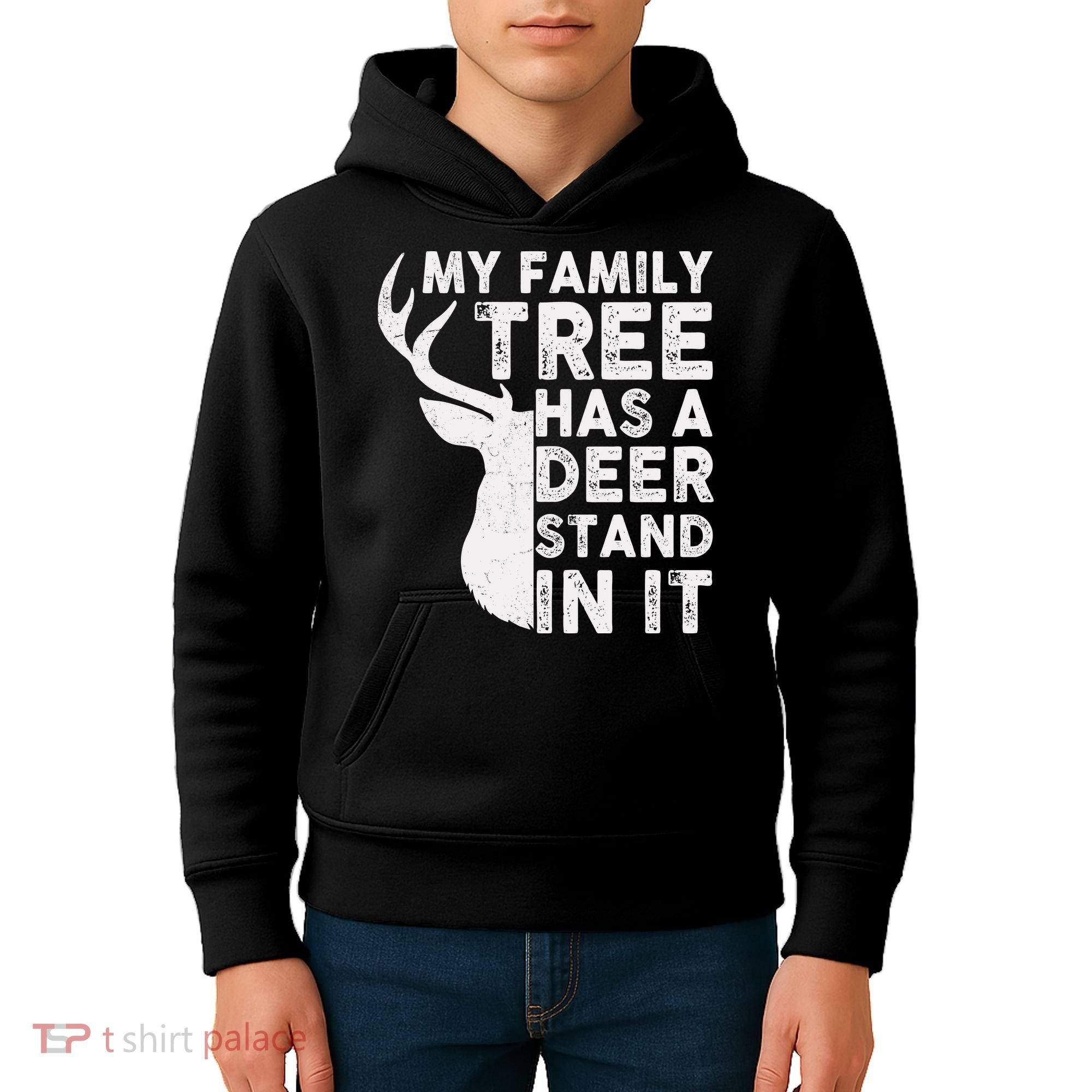 My Family Has A Deer Stand In It Kids Hoodie