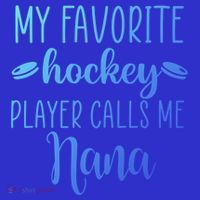 My Favorite Hockey Player Calls Me Nana Gift Mousepad thumb 1