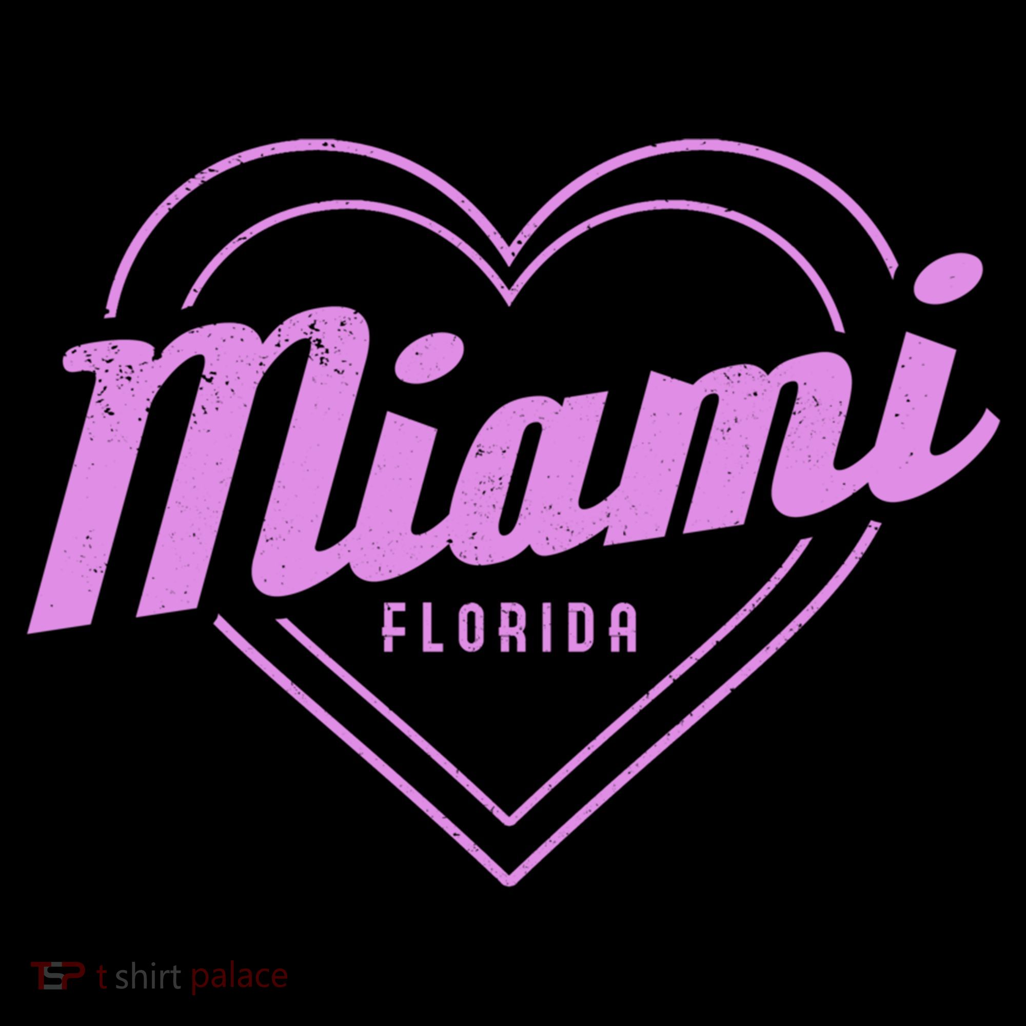 Miami Florida Heart Pride Girls Fl Miami Gift Coffee Mug