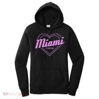 Miami Florida Heart Pride Girls Fl Miami Gift Women's Hoodie thumb 0