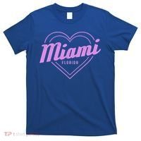Miami Florida Heart Pride Girls Fl Miami Gift T-Shirt thumb 0