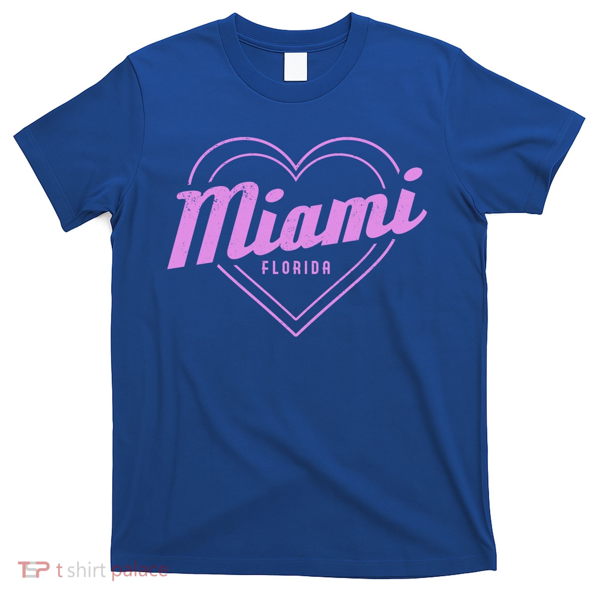 Miami Florida Heart Pride Girls Fl Miami Gift T-Shirt