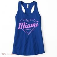 Miami Florida Heart Pride Girls Fl Miami Gift Women's Tank Top thumb 0