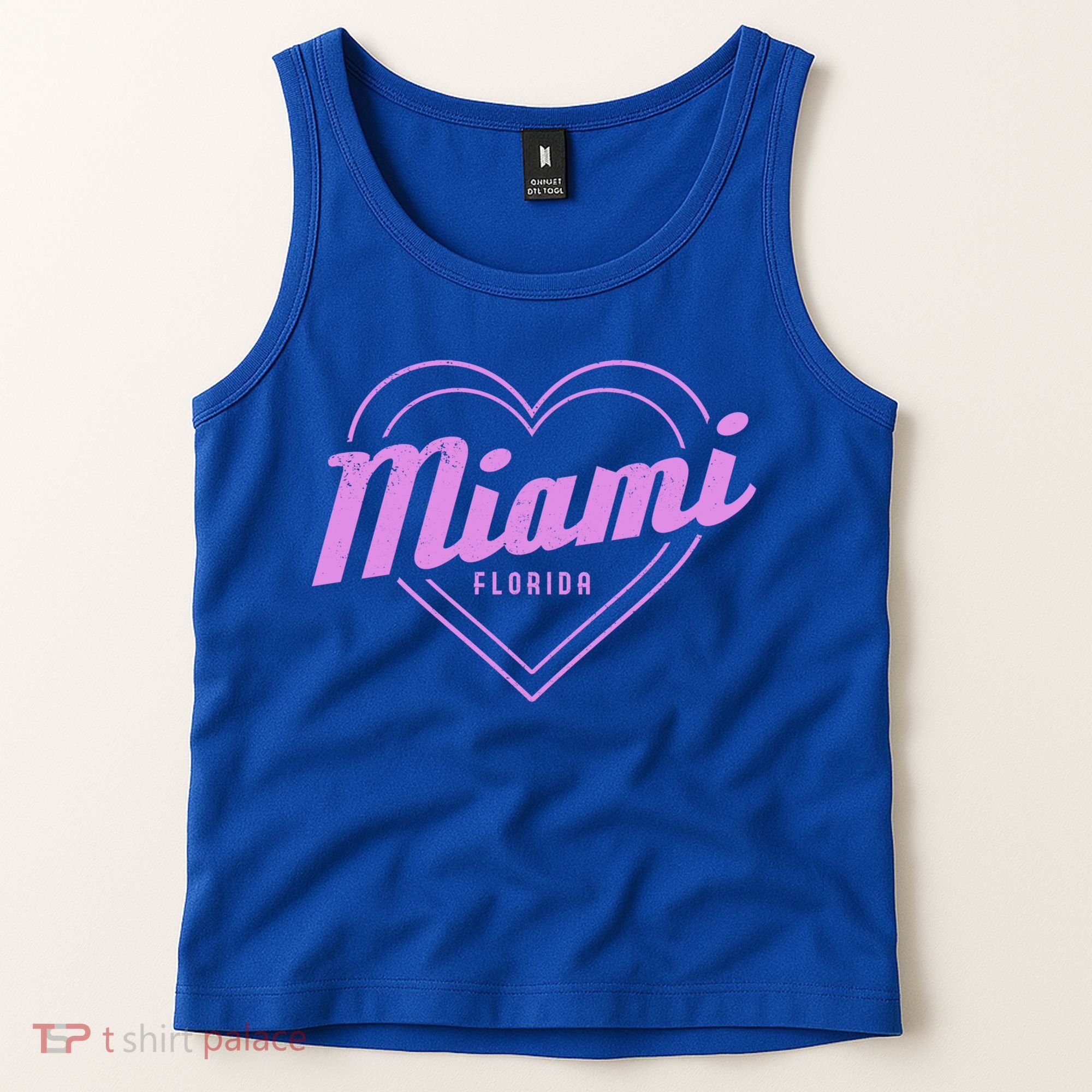 Miami Florida Heart Pride Girls Fl Miami Gift Tank Top