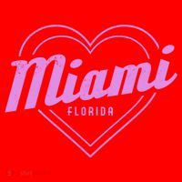 Miami Florida Heart Pride Girls Fl Miami Gift Santa Hat thumb 1