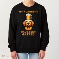 My Flabbers Have Been Gasted Distressed Retro Funny Dog Women's Sweatshirt thumb 0