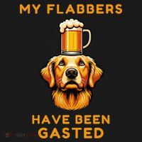 My Flabbers Have Been Gasted Distressed Retro Funny Dog Women's Hoodie thumb 2