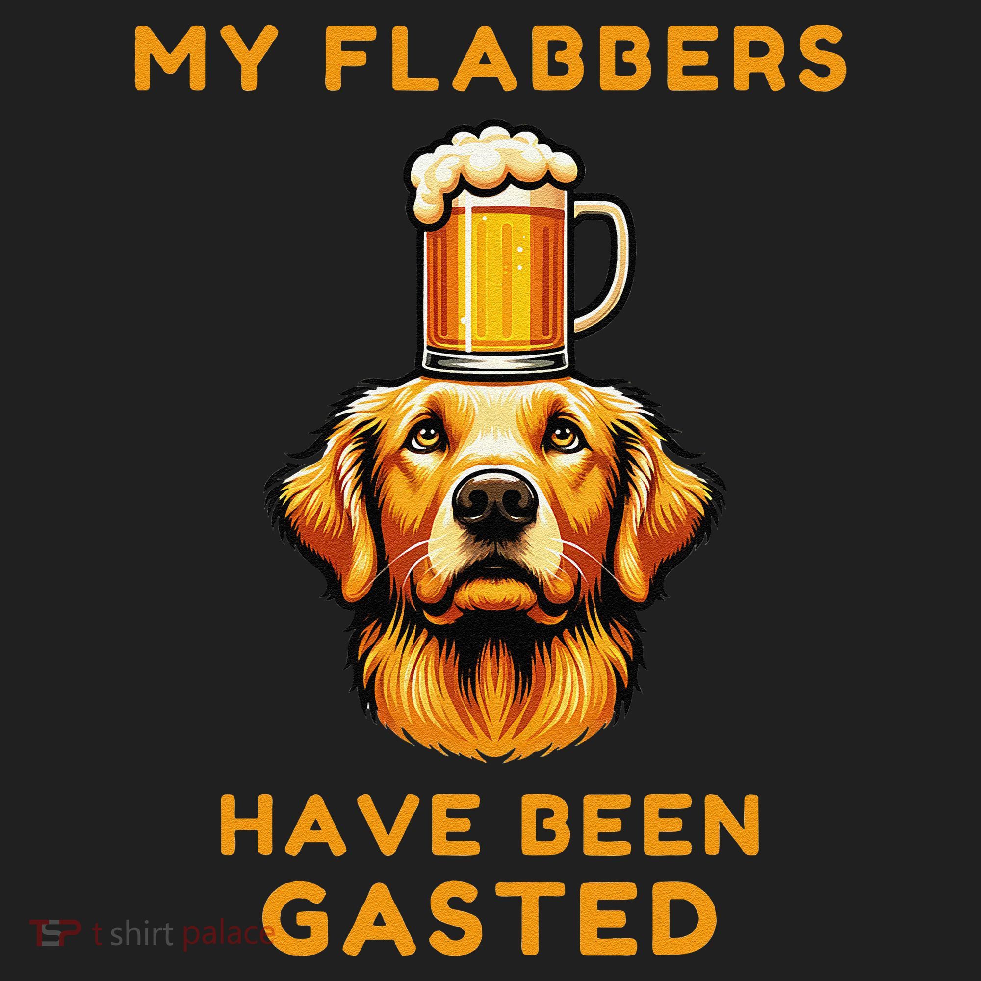 My Flabbers Have Been Gasted Distressed Retro Funny Dog Tumbler