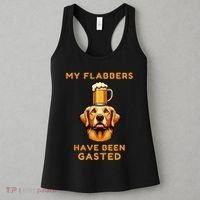 My Flabbers Have Been Gasted Distressed Retro Funny Dog Women's Tank Top thumb 3