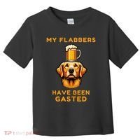 My Flabbers Have Been Gasted Distressed Retro Funny Dog Toddler T-Shirt thumb 0
