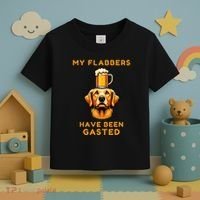 My Flabbers Have Been Gasted Distressed Retro Funny Dog Toddler T-Shirt thumb 3