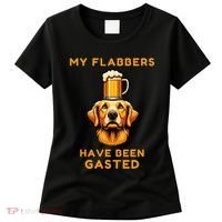 My Flabbers Have Been Gasted Distressed Retro Funny Dog Women's T-Shirt thumb 0