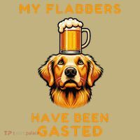 My Flabbers Have Been Gasted Distressed Retro Funny Dog T-Shirt thumb 7